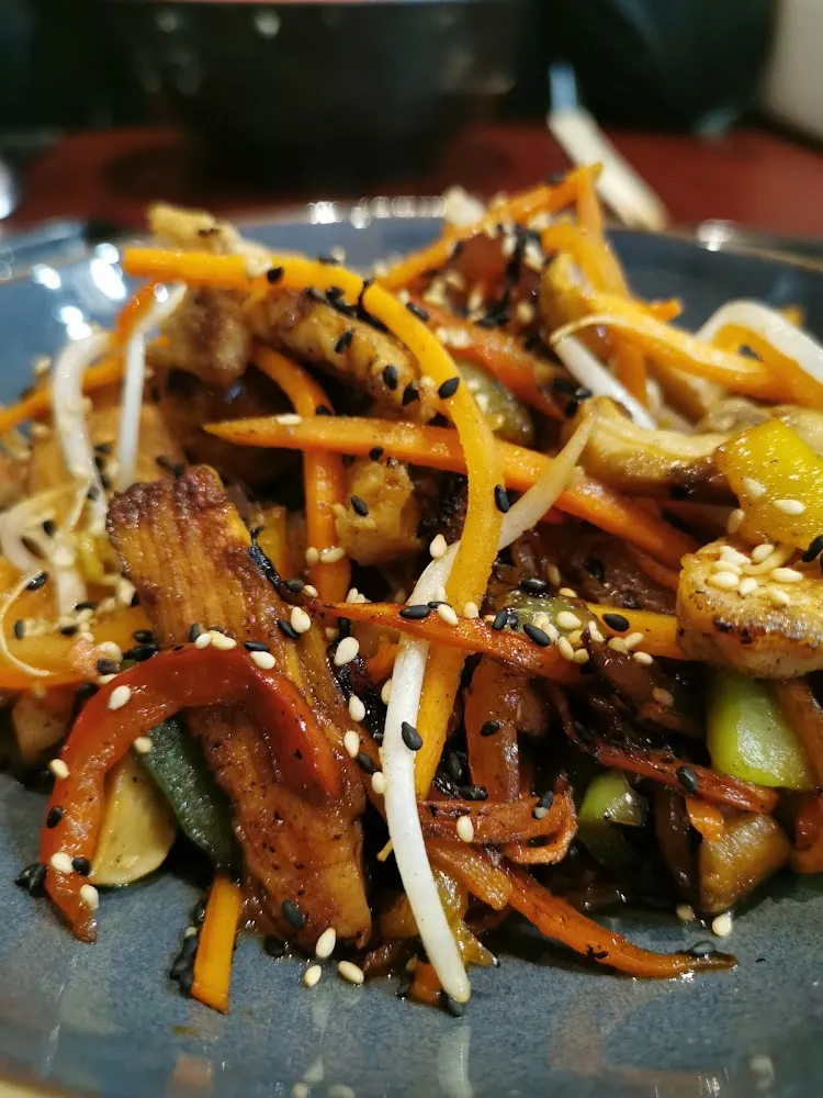 Legumes Japonais Grillés Au Poulet